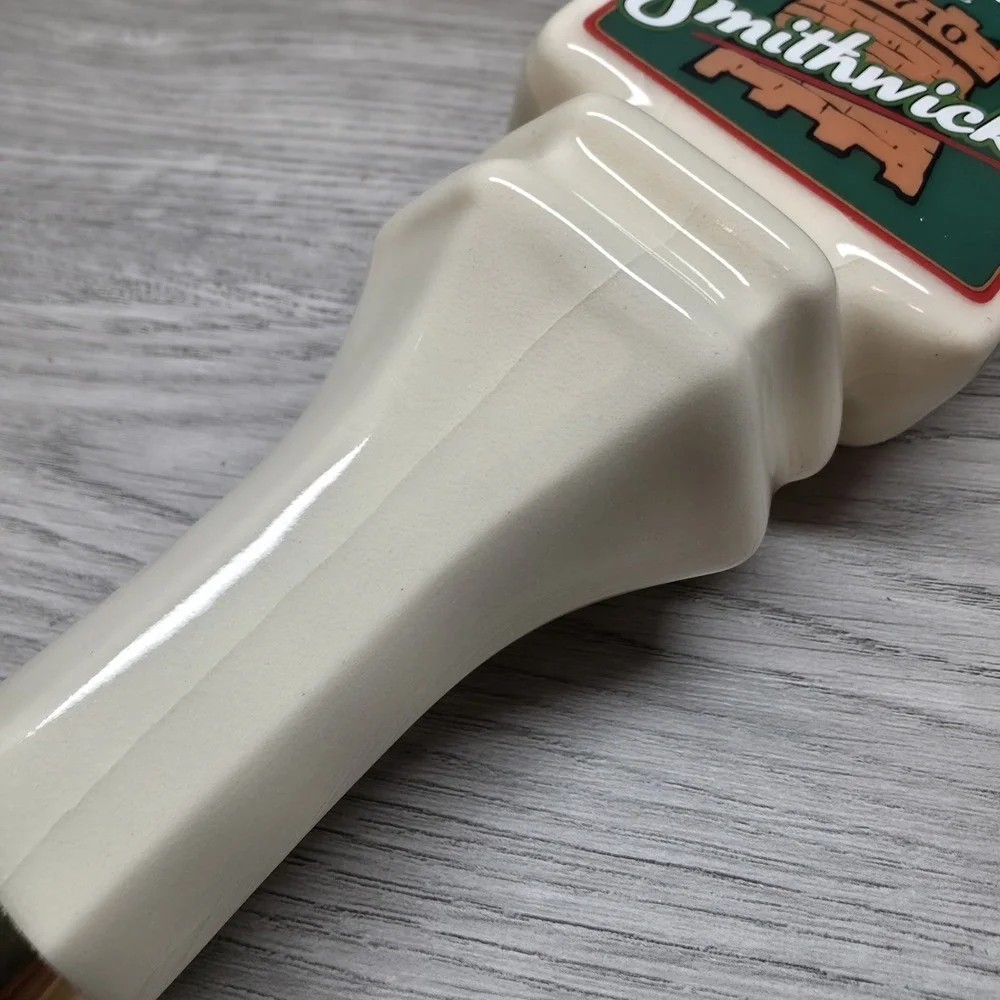 SMITHWICK'S IMPORTED IRISH ALE  Ceramic Beer Tap Handle - Handmade - New In Box